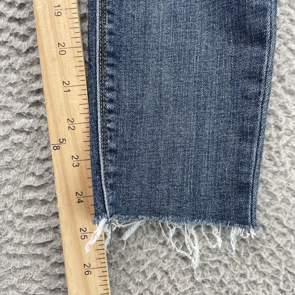 Skinny Pants LOT (2) Women 28 Crop Skinny Pants Y2k Academia Indie Stretch Denim - Picture 13 of 16
